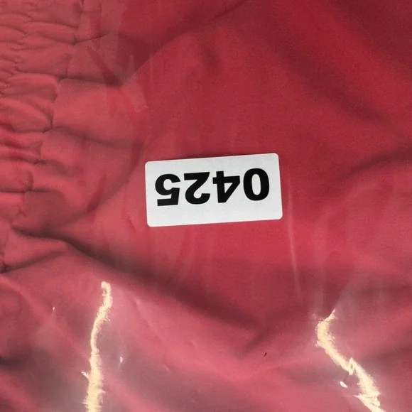 Juicy Couture Pants Womens Large Red White Cargo Elastic Waist‎ Track Polyester - Picture 11 of 11